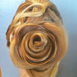 Rose Up-do Hairstyle