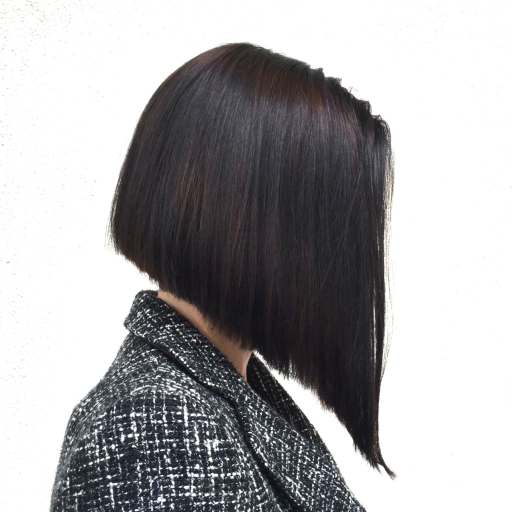 Women's Haircut A Line Bob