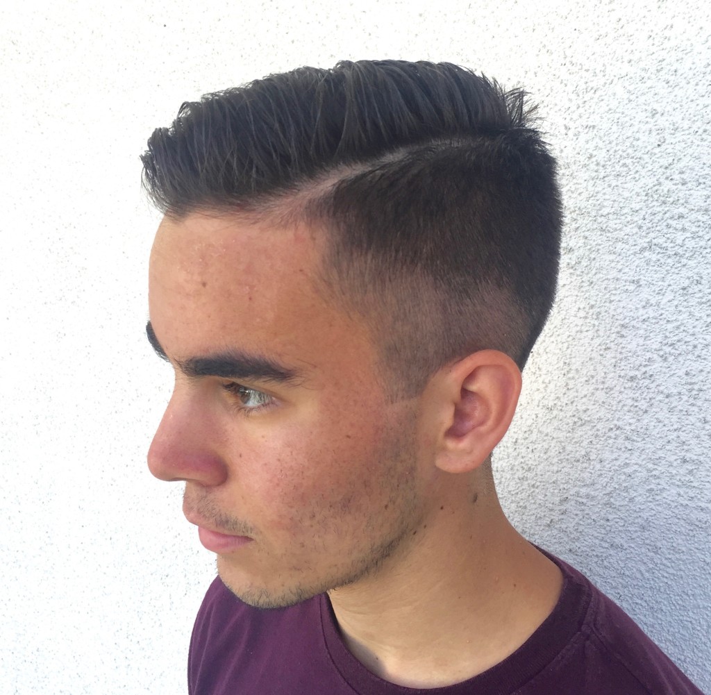 Modern Side Part Barber Cut