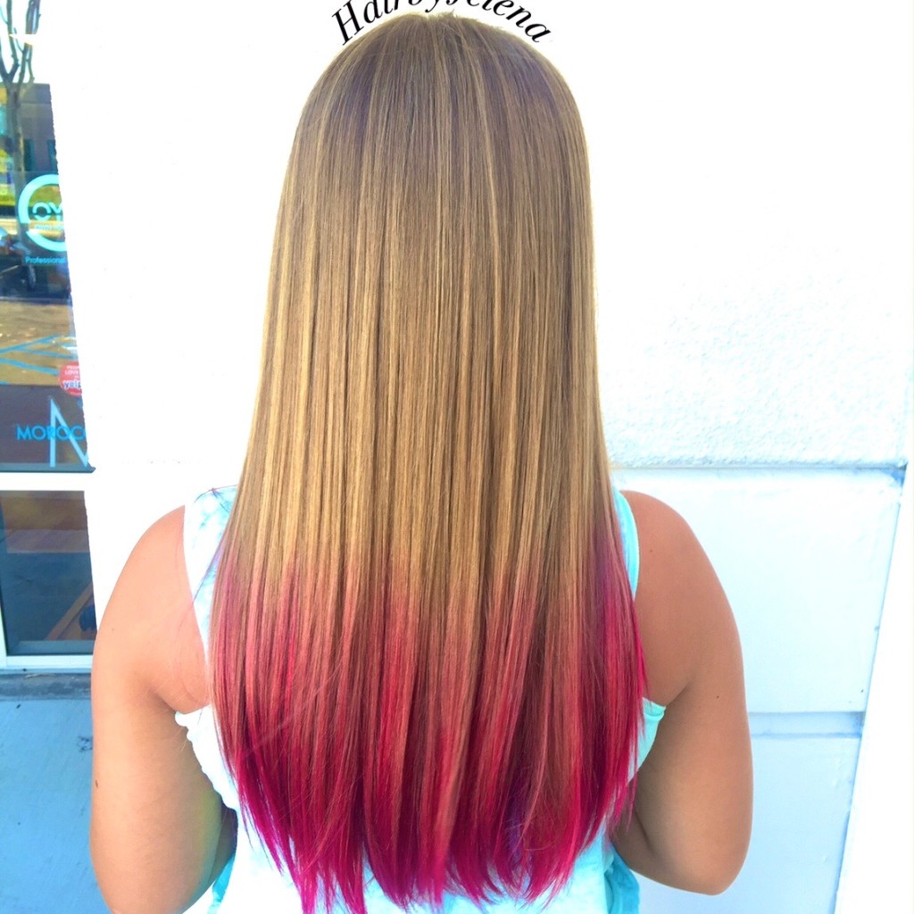 Balayage Red Ombre by Jelena