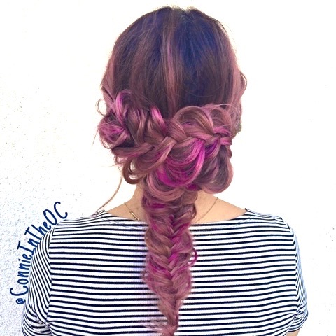 Dutch Braid Updo