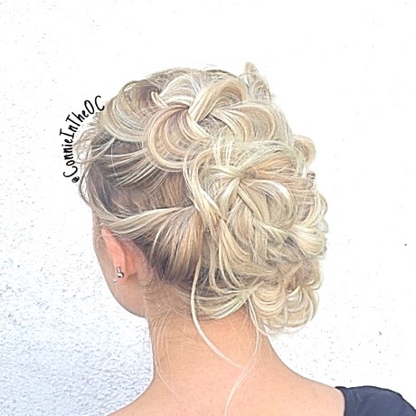 Braid Up Do Wedding Bride