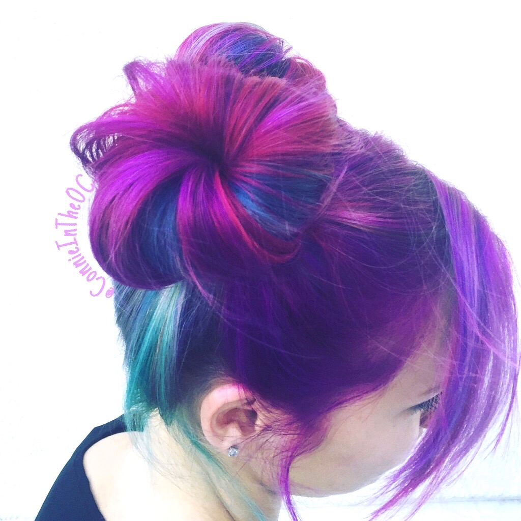 Space Bun Hair Up do